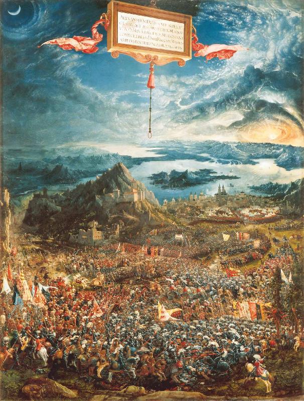 Albrecht Altdorfer Battle of Alexander at Issus China oil painting art